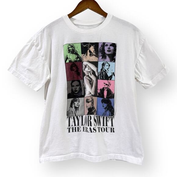 Taylor Swift The Eras Tour 2023-2024 Official Shirt Size Adult Small White - Picture 1 of 6